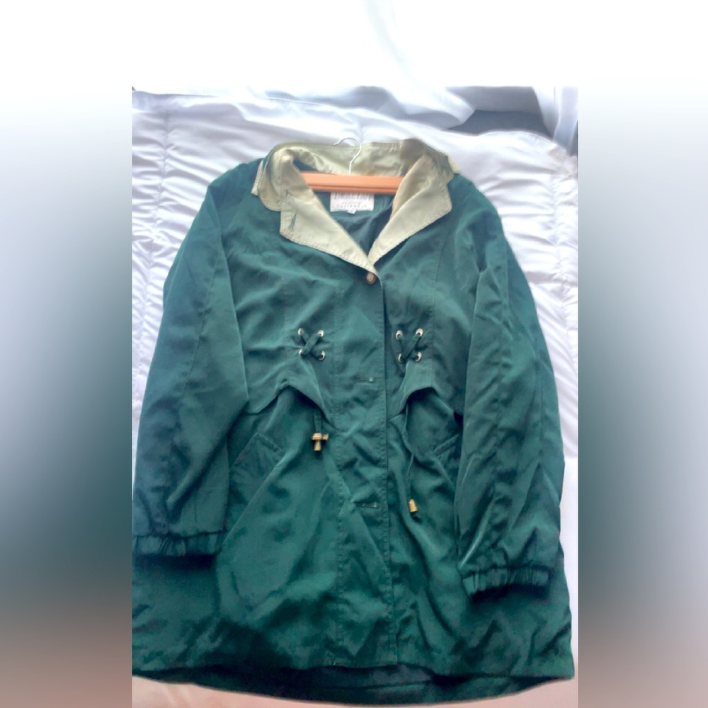 💚Green winter/rainy jacket💚